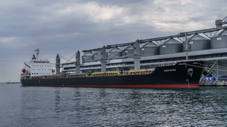 Ουκρανία: Αναχωρεί από την Οδησσό το πρώτο φορτίο με σιτηρά